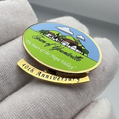 Vintage Rare Napa Valley Pin Yountville 40th Anniversary Pin – City Employee Pin