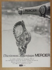 1967 Mercier Champagne French vintage print Ad