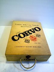 Vini Corvo Wood Wine Box – Casteldaccia Palermo Sicily Italy Cantine Casa Vinico