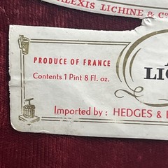 MOULIN A VENT du Domaine 1967 RARE Vintage FRENCH WINE LABEL Alexis Lichine Co.
