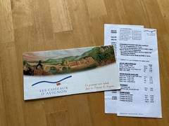 Vintage 2005 Les Coteaux D&rsquo;Avignon Wine Brochure Price List France White Map