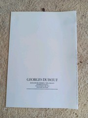 1990 Original Georges Duboeuf Beaujolais Maconnais Full Color Booklet Winery