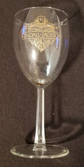 Kendall-Jackson – Santa Rosa, CA – Wine Glass – Gold Artwork – 6-3/4&Prime; Tall