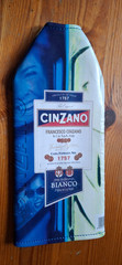 Cinzano Bianco Limited Edition Original Adversting Bottle Cover case – blue