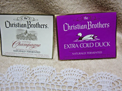Vtg. Lot of (17) CHRISTIAN BROTHERS WINERY, California, Wine Labels