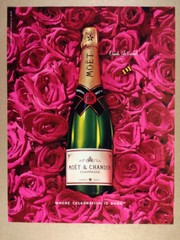 1995 Moet & Chandon Imperial Brut Champagne vintage print Ad