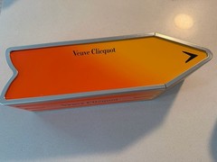 Veuve Clicquot Champagne Destination Arrow Tin Only – Blank – Customizable- New