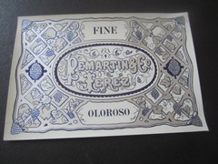 c.1890&rsquo;s – PEMARTIN & Co. – JEREZ – OLOROSO SHERRY – WINE Bottle LABEL