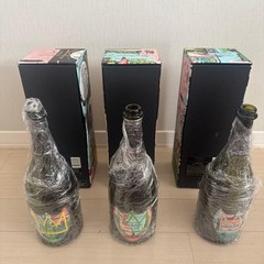 Dom Perignon 2015 Jean Michael Basquiat Edition Limited 3 Empty Bottle 3 Box Set