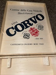 Vini Corvo Wood Wine Box – Casteldaccia Palermo Sicily Italy Cantine Casa Vinico