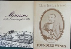 California Wineries Advertising Mirassou Simi Chateau St Jean, Sterling Beringer