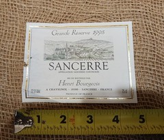 Sancerre Grande Reserve 1995- Vintage Wine Labels