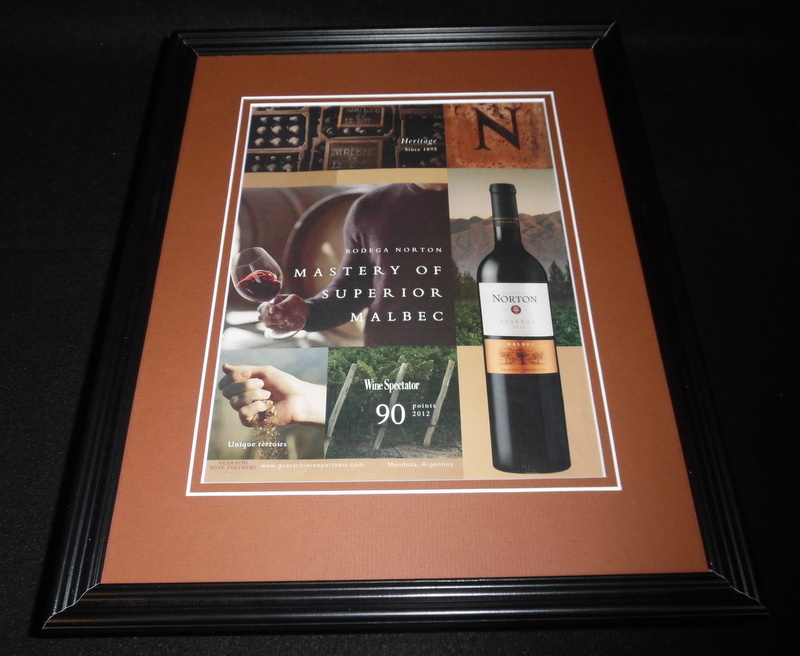 2015 Bodega Norton Wine 11×14 Framed ORIGINAL Advertisement