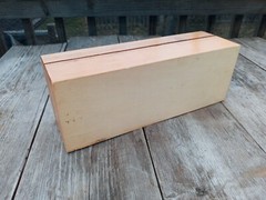 Vintage Carlos I Brandy Pedro Domecq Wood Box Bottle Holder Keepsake BOX ONLY