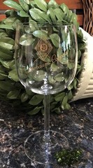 Niebaum Coppola Estate Vineyards Gold Diamond Series Crystal Wine Glass