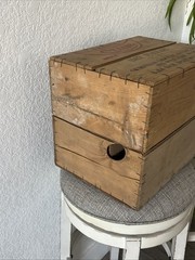Vintage France Cruse Covered Wine Crate 12 Bottle 1967 pommard , Empty