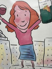 Vintage 1999 Turning Leaf Wine Caroline In The City Framed Promo Poster