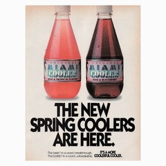 Original Miami Cooler Wine Coolers Vintage Magazine Print Ad 1989