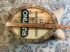 Wine Barrel SIGN Ruffino Italy&rsquo;s Finest wines since 1877 wooden So Cool, RARE