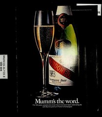 1979 Mumm&rsquo;s Cordon Rouge Champagne Brut Vintage Print Ad 7067