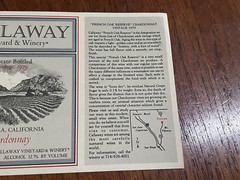 Perfect 1979 Callaway Chardonnay Napa Sonoma Temecula Wine Label Mini Poster