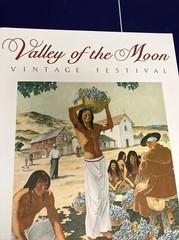 1985 Valley Of The Moon Vintage Festival Sonoma Wine Country Art Poster Harvest