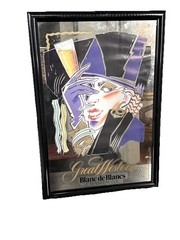 VTG Great Western Winery Blanc de Blancs Champagne Mirror Sign 19 x 13 Bar Decor