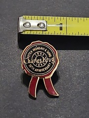 VINTAGE CHARLES KRUG WINERY PETER MONDAVI & SONS 1943-1993 50TH ANNIVERSARY PIN