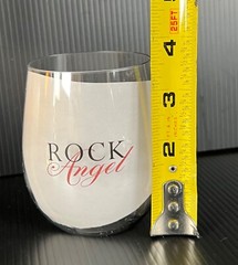 Chateau d’Esclans Rock Angel Rose Stemless Wine Glasses – set of 2 – New