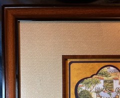 Framed Lithograph Print “Pinot Bianco Vigna Capretti Trentino-Alto…” 19.5×22.5