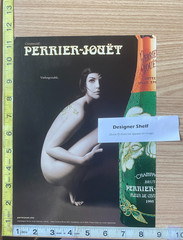 Perrier Jouet Champagne: Unforgettable 2000 Magazine Advertisement
