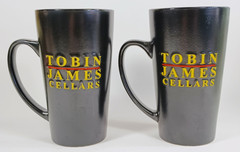 2 Tobin James Cellars Ceramic Coffee Mugs Yellow Sun 6&Prime; Paso Robles California