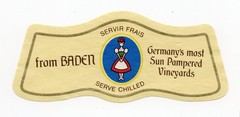 1981 – Black Forest Girl Baden German Wine Label – XL1i