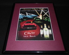 2016 Cavit Wine 11×14 Framed ORIGINAL Advertisement
