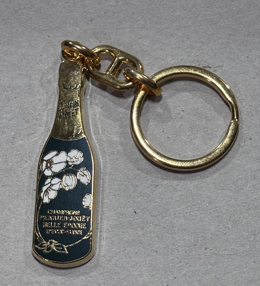 Perrier Jouet Fleur de Champagne Belle Epoque Promo Pendant Keychain Fob Enamel