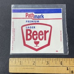 Vintage 1960s Pathmark Premium UNUSED Paper Label Wilkes-Barre PA Q2050