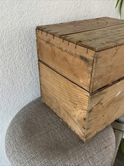 Vintage France Cruse Covered Wine Crate 12 Bottle 1967 LA GARDERIE , Empty