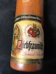 Vintage Leonard Kreusch 1967 German Wine Bottle
