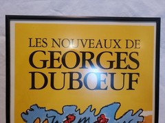 Vintage Georges Duboeuf Framed Poster &rsquo;90&rsquo;s