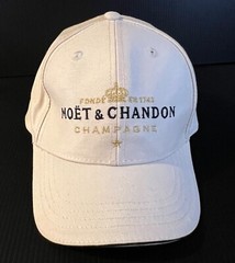 Moet & Chandon Champagne Ball Cap Hat & Dustbag – New