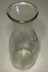 Vintage Paul Mason « Since 1852 » Glass Milk Bottle, Carafe, or Vase