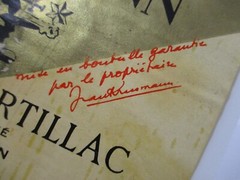 1960-70&rsquo;s Three Wine Labels from France. Kessmann Label signed