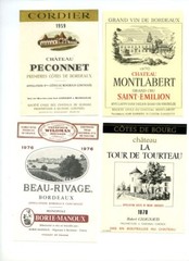 163 Wine Liquor Bottle Labels VINTAGE – Not all are shown