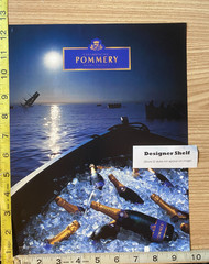 Pommery Champagne On Ice In Boat Scene 1999 Magazine Print Adverstisement