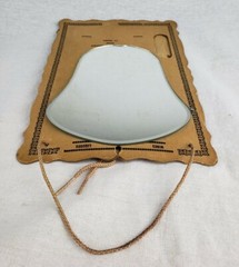 Vintage Wall Hanging CY Pearis Wine Liqour Advertising Mirror & Thermometer