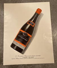 Vintage 1947 French Wine Print Ad Chauvenet Nuits St Georges Bottle