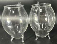 Vintage Wino Sippers Novelty Wine Glasses Original Box Great Fun Graphics