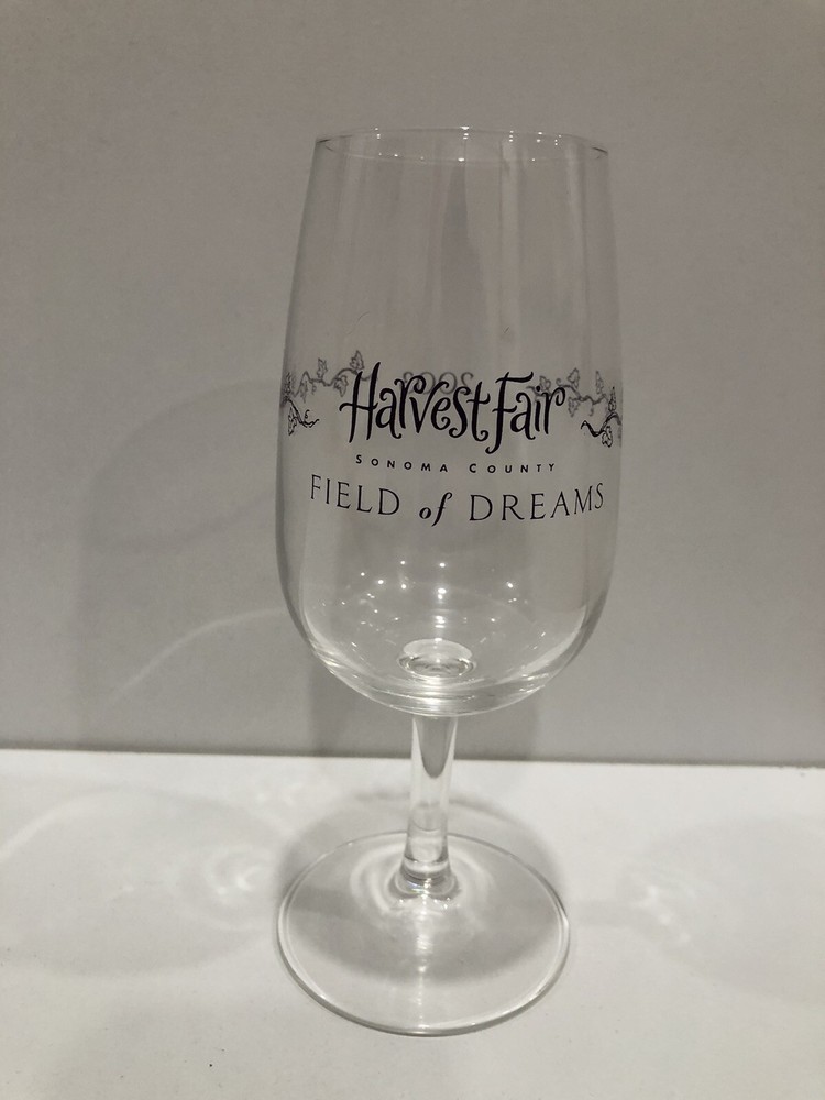Vintage 2003 Sonoma County Harvest Fair 7 Inch Wine Glass