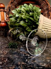 Niebaum Coppola Estate Vineyards White Diamond Series Crystal Wine Glass EXCLNT!