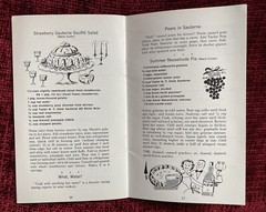 Vintage 1958 The Taylor Wine Co Wines for Everyday Enjoyment Cookbook pamphlet